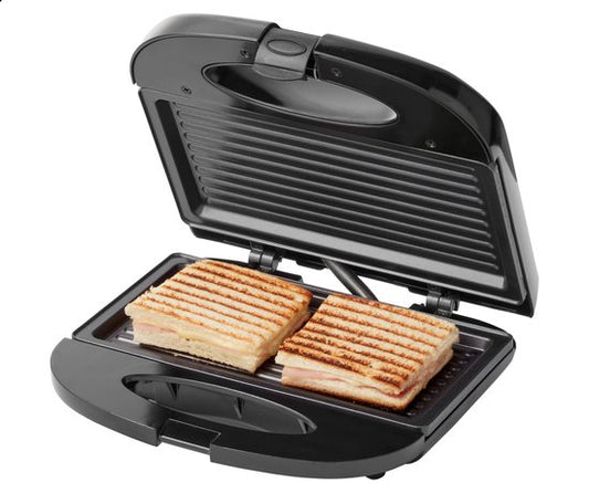 Tomado TGS2000B - Toasti-Eisen - Griller - PFAS frei - Toasti-Maker - 21,5 x 12 cm - 750 Watt - Schwarz