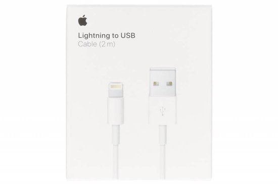 Apple – Lightning-Ladekabel – USB-A auf Lightning – 12 W – 2 m – Weiß