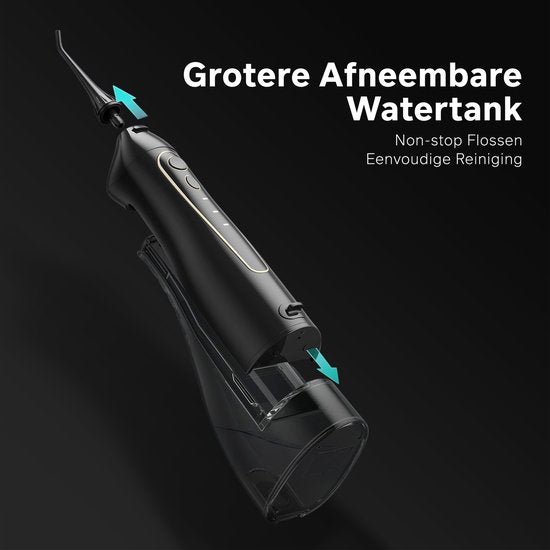 Bintoi® iSonic Black Series F600 - Wasserzahnseide - Zahnseidegeräte - Munddusche