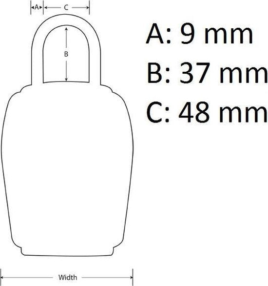Master Lock Verstärkter Schlüsseltresor zur Wandmontage 5414EURD