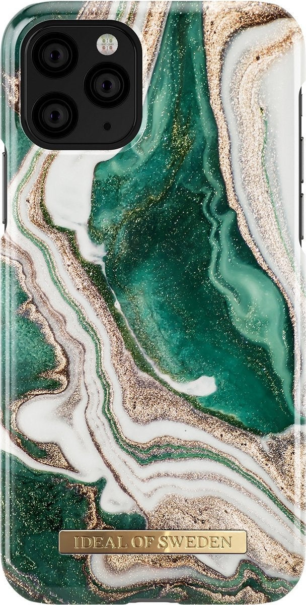 iDeal of Sweden iPhone 11 Pro Backcover Fall - Golden Jade Marmor
