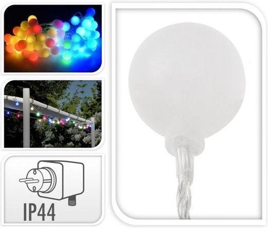 LED Multicolour Party Licht - 80 Lichter - 16 Meter - IP44