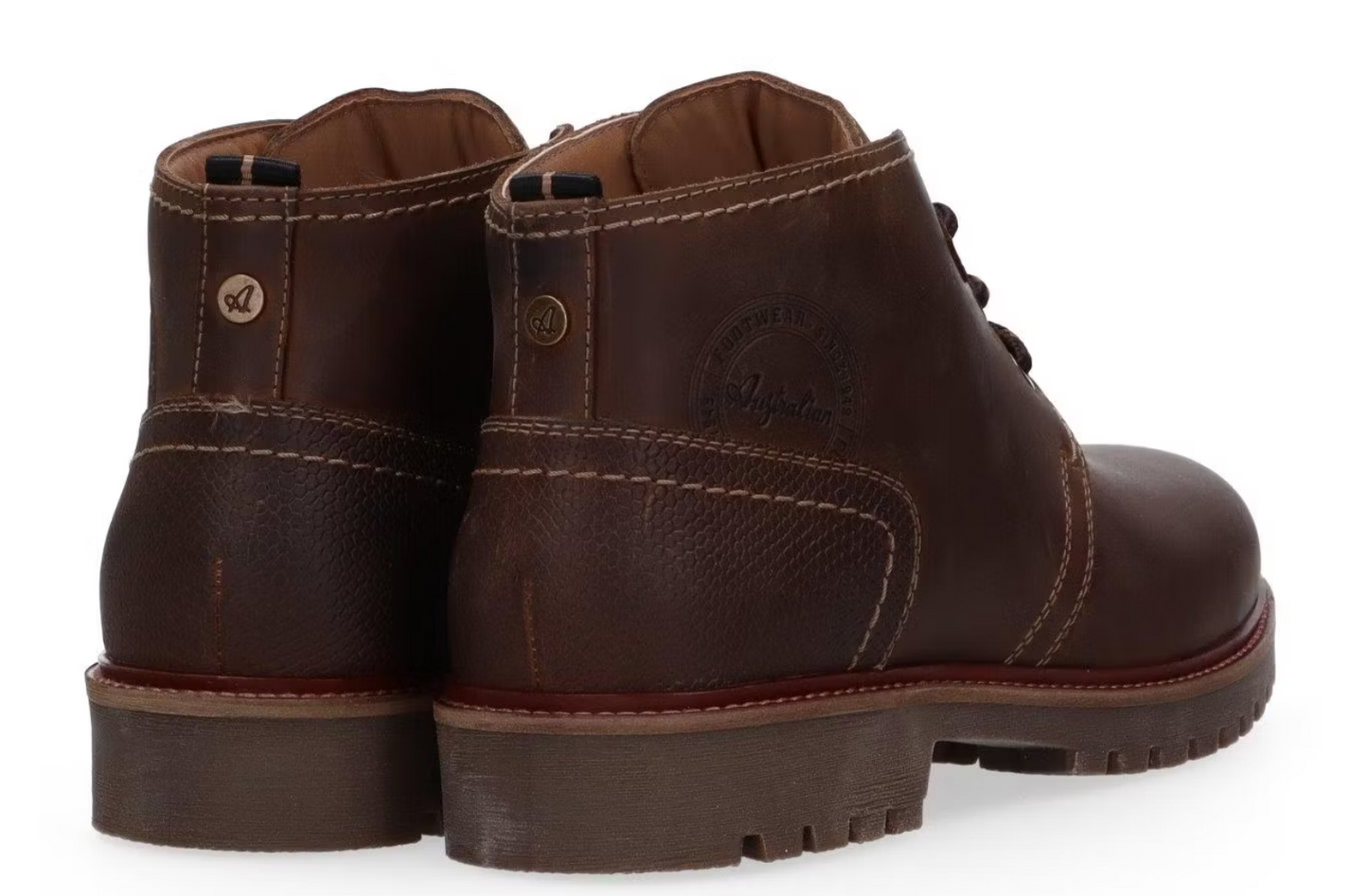 Australian Footwear Sydney Stiefel – Dunkelbraunes Leder – Größe 42