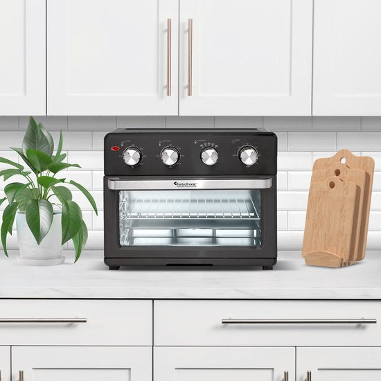 TurboTronic AF32MRD Airfryer XXL und Backofen - Schwarz