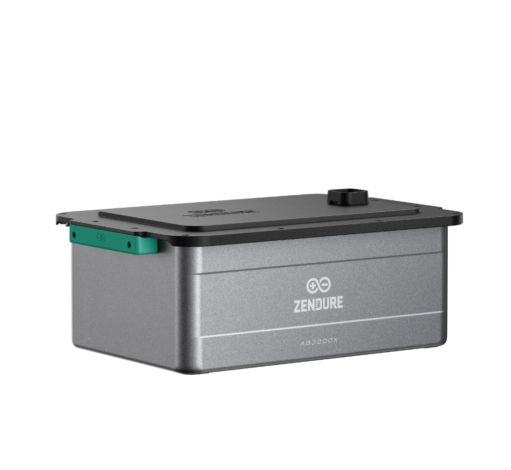 Zendure AB3000X SolarFlow Erweiterungsakku 2,88 kWh – Grau – LiFePO4-Heimakku