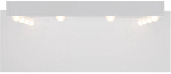 Talea Frisiertisch / Schminktisch - Inkl. Spiegel und LED - Weiß