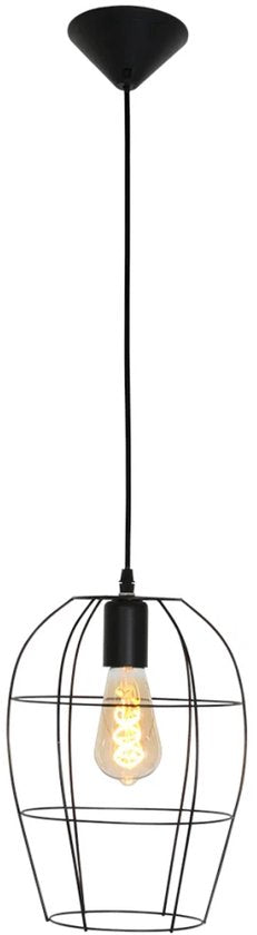 Hängeleuchte Minimalics 2705ZW – Schwarz, höhenverstellbar von 35 cm bis 185 cm, skandinavisches Design, mit E27-Fassung, von der Marke Mexlite, aus Metall, Kunststoff und Elektronik