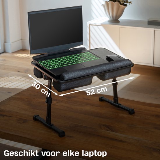 CozySense® - Verstellbarer Laptoptisch - Lap Pad & Laptop-Tablett - Verstellbare Beine