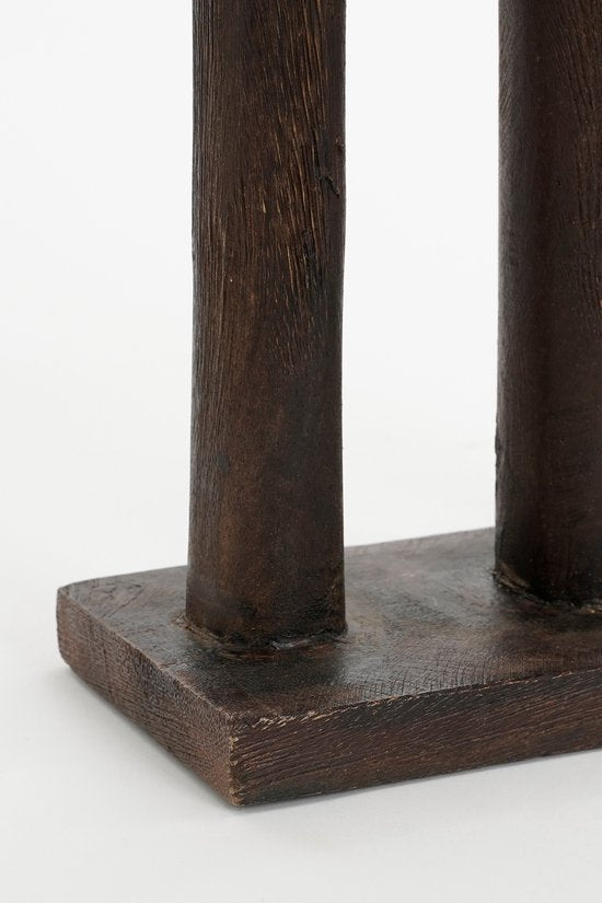 Mica Decorations Pegara Heimdekoration - L7 x B18 x 46 cm - FSC 100% Mango Holz - Braun