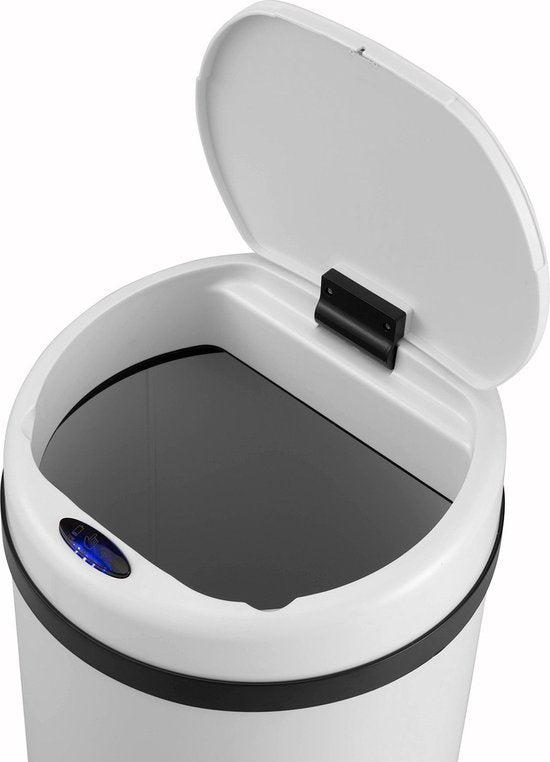 Automatischer Abfallsammler / Abfallsammler / Sensorabfallsammler - 30 Liter - Weiß - Rund