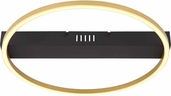 Globo - Deckenleuchte - Gunther - schwarz - Metall - LED - 48461-20R