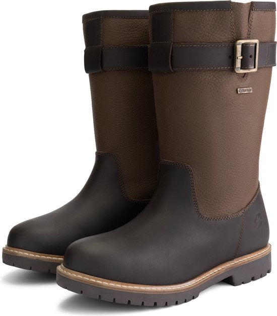 Travelin' Finnmark - Wasserdichter Damenstiefel - Mit Wolle gefüttert - Dunkelbraun - Größe 37