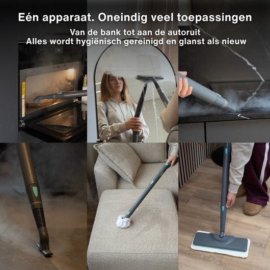 Achaté Dampfreiniger PRO - Leistungsstarker Reiniger für Teppiche, Böden und Flecken - tötet 99,9% der Bakterien