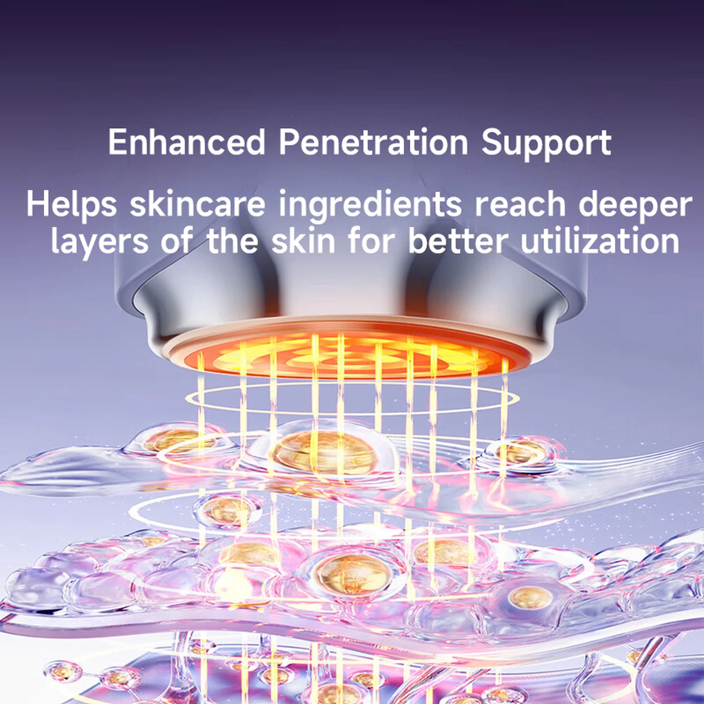 Haier M1 Superconducting Tower HYU1-M1MAX Gesichtspflegegerät – EMS & Wärmetherapie – Lila