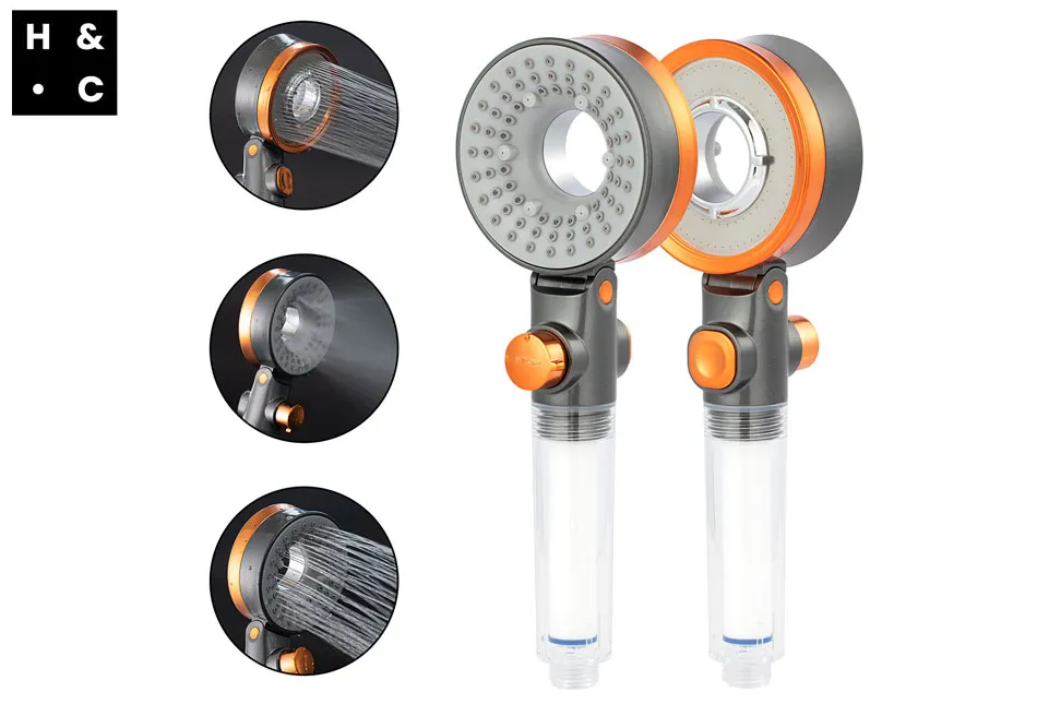 Home & Cmfort Wassersparender Duschkopf 3 in 1 mit Filter