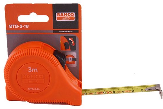 Bahco MTG-3-16 Maßband – 3 m x 16 mm