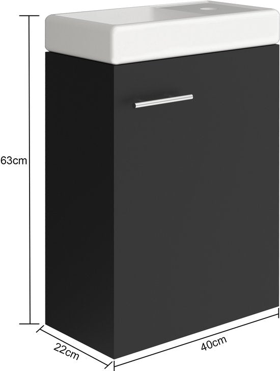 VDD - Toilettenschrank - Brunnenschrank - Toilettenmöbel - Waschtischunterschränke - Waschtischschrank - Toilettenschrank mit Waschbecken - Brunnenschrank mit Waschbecken