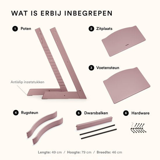 Stokke® Tripp Trapp® Stuhl | Heather Mauve