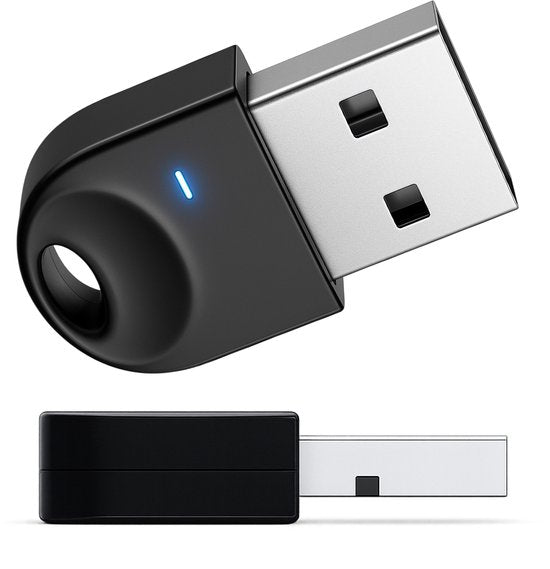 Skoov Bluetooth Adapter für USB - Laptop & PC - Für Maus, Kopfhörer, Tastatur, Lautsprecher etc - Dongle - Stick - Stecker - Sender - Empfänger - Zubehör