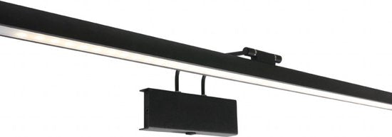 Steinhauer Litho Wandleuchte - LED - (H) 9,4cm - Metall - Schwarz