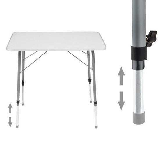 tectake - Campingtisch - klappbar, Maße 80 x 60 x 68 cm - 402173