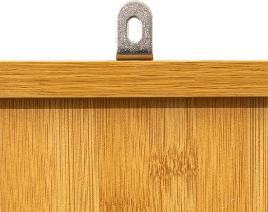 5Five Säulenschrank – hoch – 34 x 24 x 170 cm – Bambus – braun – Badezimmerschrank – Badezimmermöbel