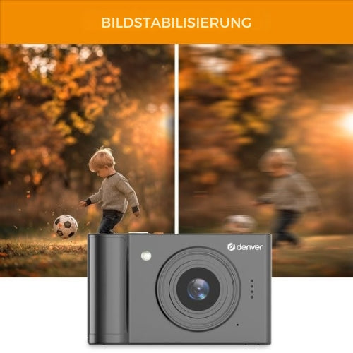 Denver - Digitalkamera DCA4811B - Full HD - 48MP - Vlog Kamera - Foto & Video - Schwarz