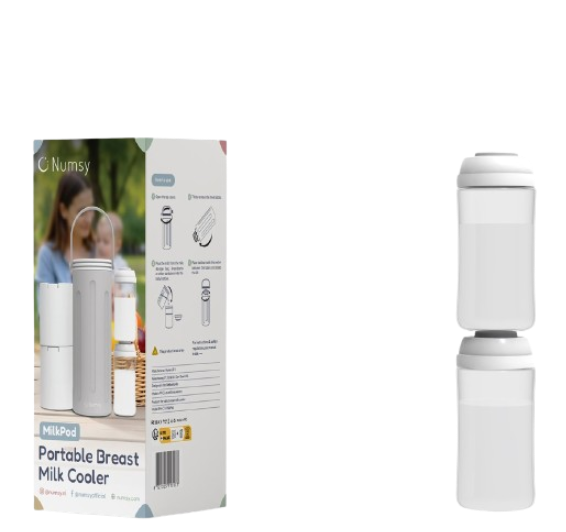 Numsy MilkPod Cooling Tubes – Babyflaschenkühler – inkl. 2 Flaschen à 350 ml