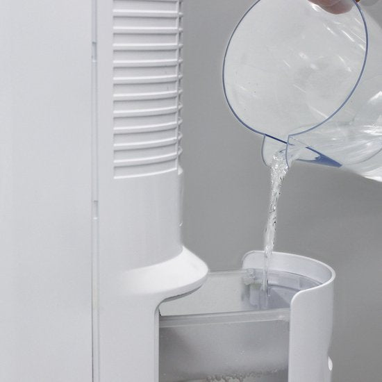Livington ChillTower – Luftkühler mit Wasserkühlung – tragbare Klimaanlage mit 3 Stufen – leistungsstarker Maxi-Tower-Luftkühler mit einem Tankvolumen für 12 Stunden Kühlung