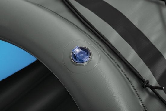 Bestway - Aufblasbares Kajak - Hydro-Force Cove Champion X2 - 2 Personen - Inklusive Paddel, Stühle, Handpumpe und Flossen