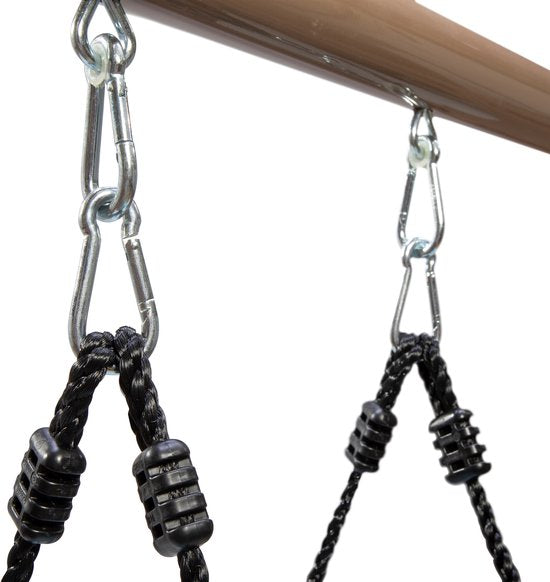 Step2 Rocket Swing for Two Rot – Raketenschaukel für zwei Personen – Verstellbare Hüftgurte – Einfaches Ein- und Aussteigen – Strapazierfähiger Kunststoff