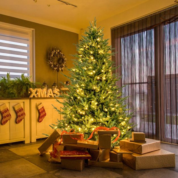 Küste Weihnachtsbaum 183 cm - Grün - 788 Zweigspitzen - 280 LED - Pop-Up Design