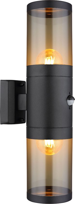 Globo Wandleuchte Xeloo - schwarz - Metall - 32014-2BSS