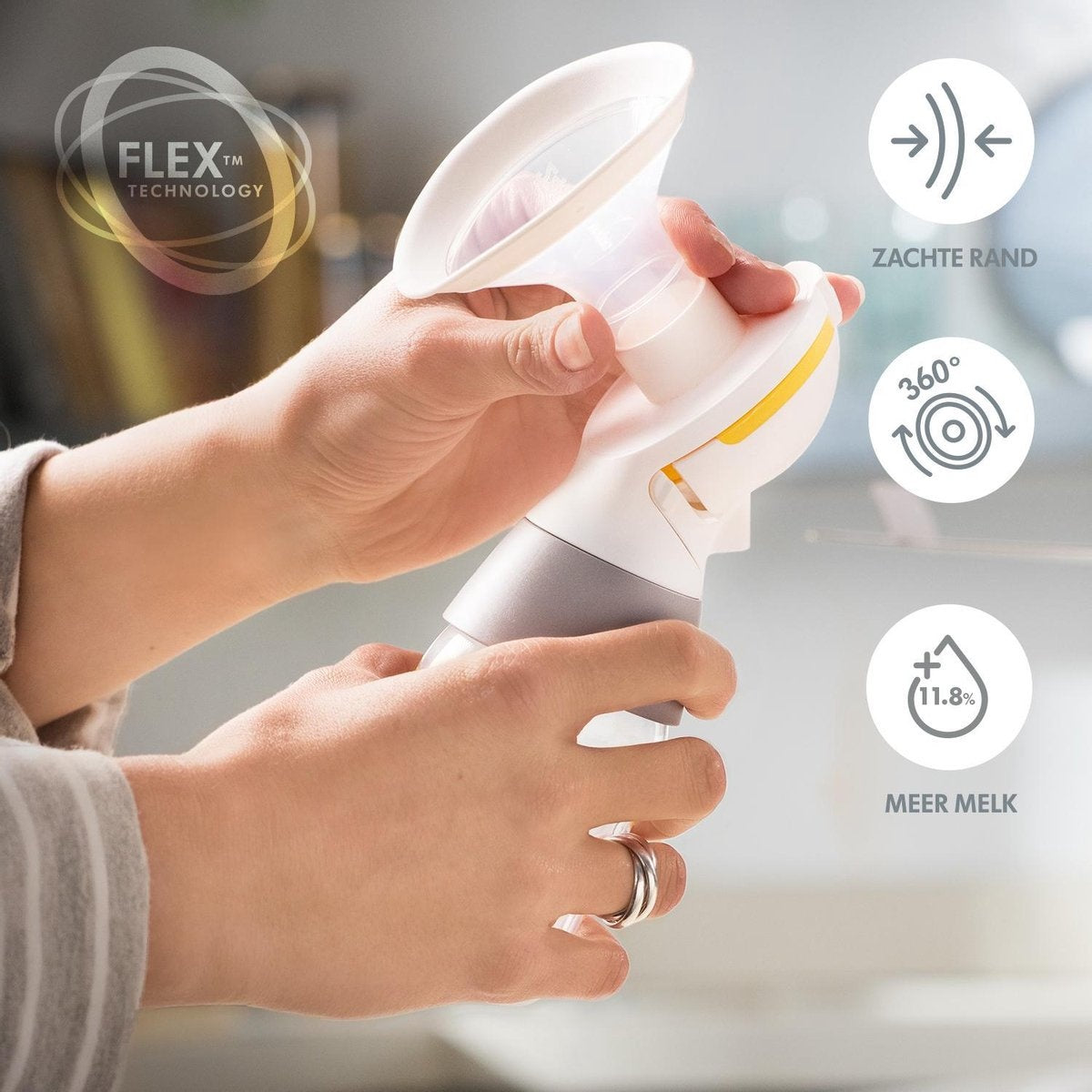 Medela Swing Maxi Milchpumpe Abpumpvorrichtung NEU Elektrische Doppelpumpe - Wiederaufladbarer Akku - USB-Ladegerät