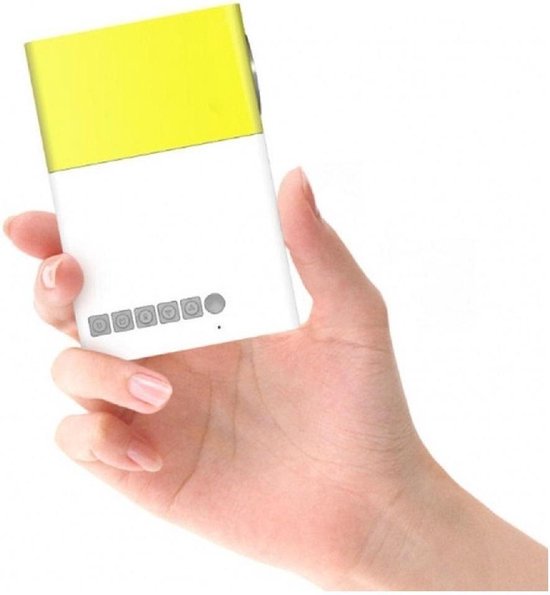 Mini-Beamer - 320 x 240 - USB - HDMI - Weiß - Gelb - 50 Lumen YG-300