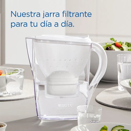 BRITA Wasserfilterkanne Marella XL – 3,5 l – Blau – inkl. 1 MAXTRA PRO Pure Performance Wasserfilterkartusche – Nachhaltig verpackt