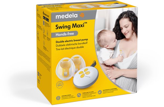 Medela Swing Maxi™ – Freihändige Milchpumpe – Elektrische Doppelpumpe – Bequem und effizient