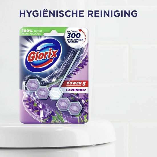 Glorix Toilettenstein Lavendel