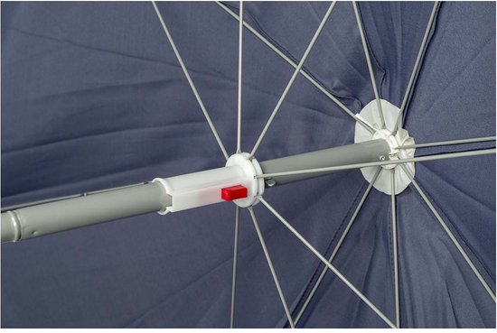 Bo-Camp – Sonnenschirm – Mit Schwenkarm – Ø 165 cm – Blau