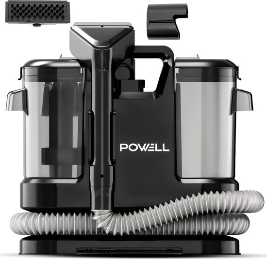 Powell Teppichreiniger - Fleckenreiniger - Sofareiniger - Teppichstaubsauger - Reinigungsmaschine - Teppichreiniger - Schwarz