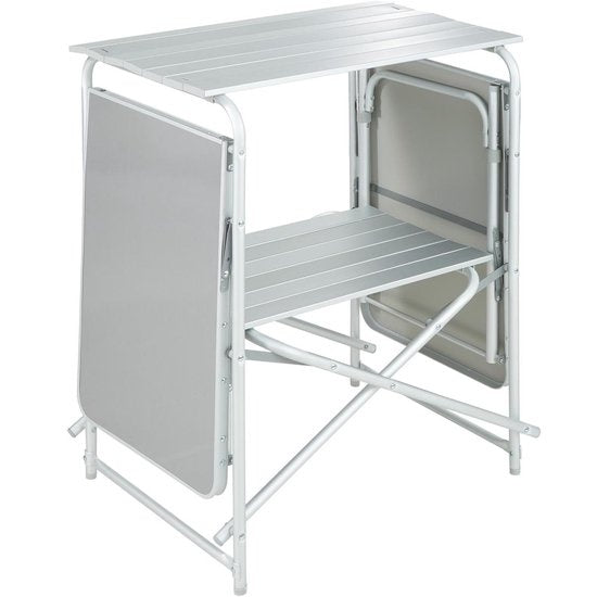 tectake - Campingküche Abm. 172 x 52 x 104cm schwarz - 403344