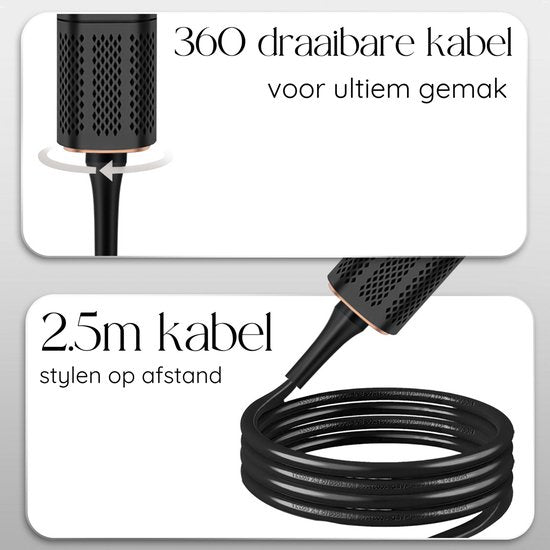 Sansbeauté® - Sanstraight Straightener - Wet-to-Dry - 2 in 1 - Haartrockner & Glätteisen - Coldshot - 80℃ bis 140℃ - Alternativer Dampfglätter
