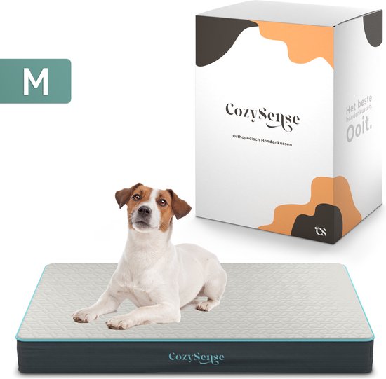 CozySense® - Orthopädisches Hundekissen 75 X 45 Cm - Größe M - Wasserdicht - Geeignet als Sitzkissen & Hundebett