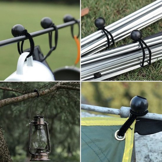 Gardlov Zeltspanner mit Kugel – Spannband für Segeltuch – 10 Stück 3016