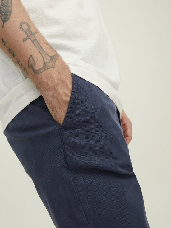 JACK&JONES – JWHFRED – Bermudashorts für Herren – Marineblau – Größe M
