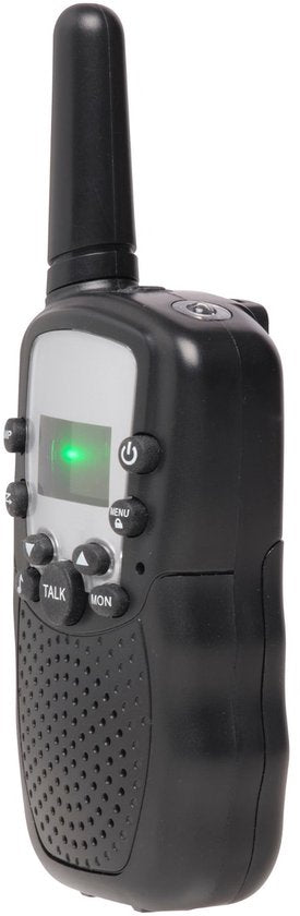 Denver Walkie-Talkie - 8 Kanäle - Bis zu 5 km Reichweite - 2er-Set - Taschenlampe - WTA449