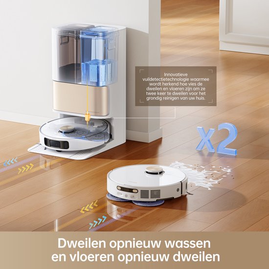 Dreame L10s Pro Ultra Heat – Roboterstaubsauger mit Heißwasser-Wischfunktion – Objekterkennung und -ausweichen