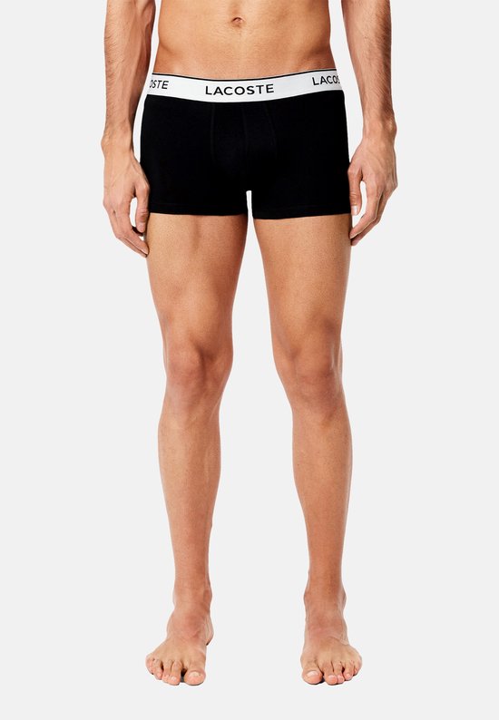 Lacoste Herren 3P-Boxershorts, schwarz - Größe M
