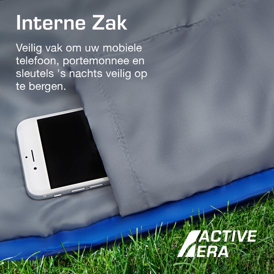 Active Era Professional Premium Schlafsack – 300 GSM Füllung und wasserabweisend – Mumienschlafsack mit Innensack – 4-Jahreszeiten-Schlafsack für Camping, Rucksacktouren, Wandern, Festivals, Übernachtungen, im Freien – Erwachsene & Kinder – 220 x 80 cm –