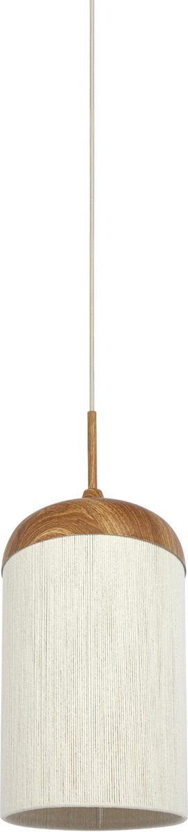 Light & Living Hängeleuchte Dania - Ø27,5x52cm - Modern - Für Esszimmer, Schlafzimmer, Wohnzimmer - Natur/Creme